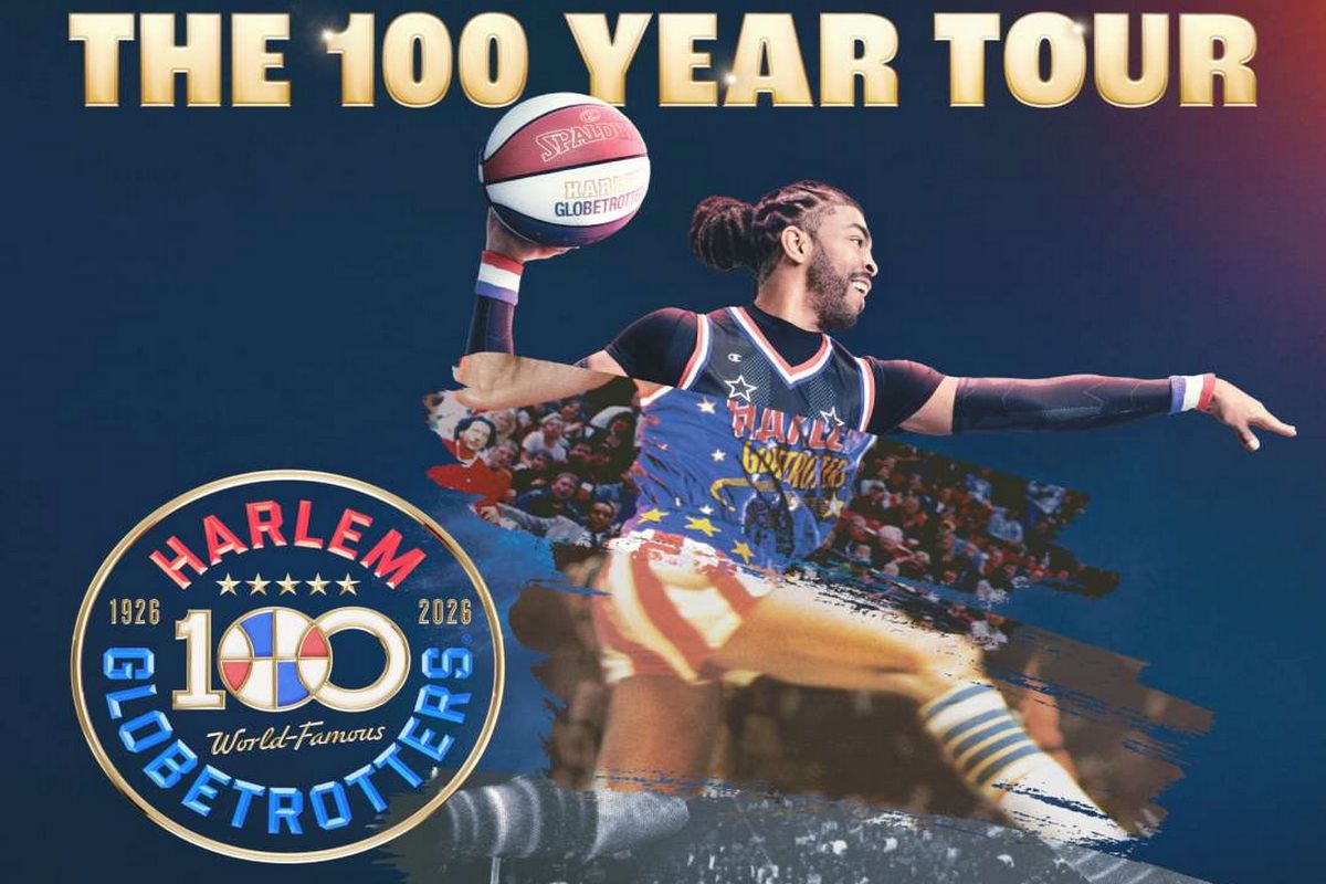 &Omicron;&iota; HarlemGlobetrotters &gamma;&iota;&omicron;&rho;&tau;ά&zeta;&omicron;&upsilon;&nu; 100 &chi;&rho;ό&nu;&iota;&alpha; &iota;&sigma;&tau;&omicron;&rho;ί&alpha;&sigmaf; &kappa;&alpha;&iota; έ&rho;&chi;&omicron;&nu;&tau;&alpha;&iota; &sigma;&tau;&eta;&nu; &Alpha;&theta;ή&nu;&alpha; &gamma;&iota;&alpha; έ&nu;&alpha; &mu;&omicron;&nu;&alpha;&delta;&iota;&kappa;ό show!