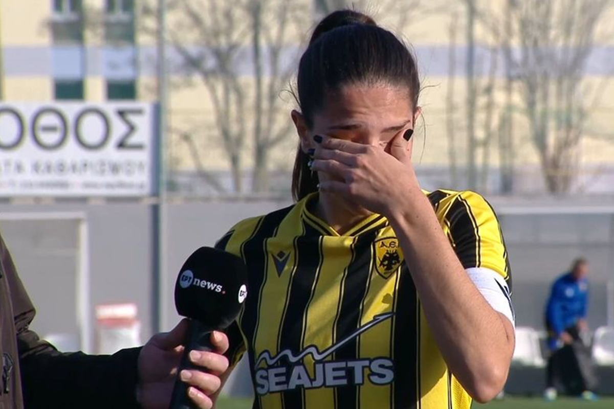 Με δάκρυα στα μάτια η Καπνίση: «Τραμπούκισαν τις συναθλήτριές μου, ξυλοκόπησαν τους φιλάθλους μας»