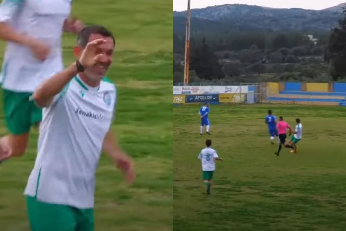 Παλιά μου τέχνη κόσκινο: Ο Καραγκούνης σκόραρε με μία απίθανη λόμπα σε φιλικό στη Ρόδο! (vid)
