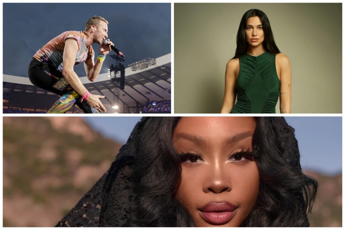 SZA, Coldplay και Dua Lipa headliners του Glastonbury 2024