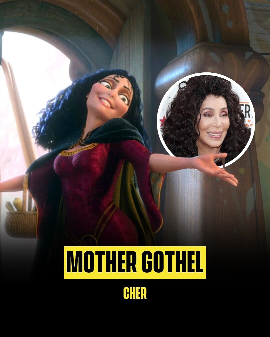 4. Mother Gothel - Cher